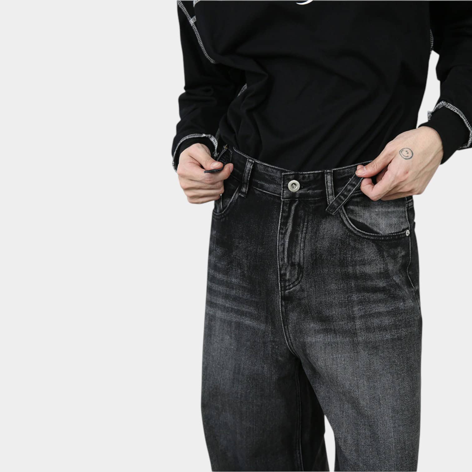 Herren-Oversize-Jeans – Bild 5