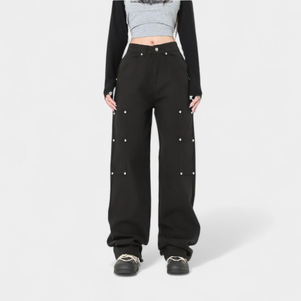 Damen Cargo Hose mit Relaxed Fit/Lockere Passform – Bild 4