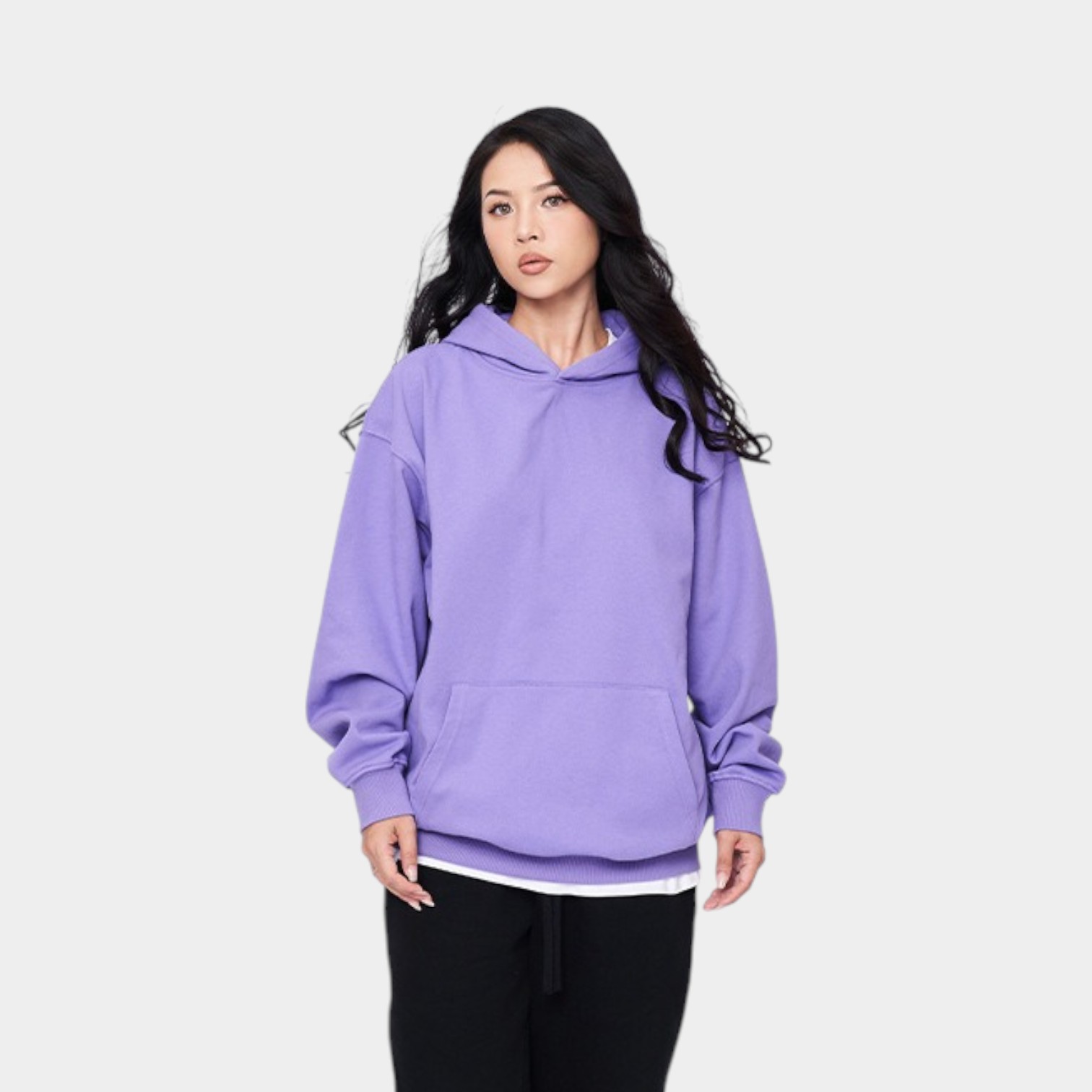 Unisex Oversized Langarm-Hoodie – Bild 5