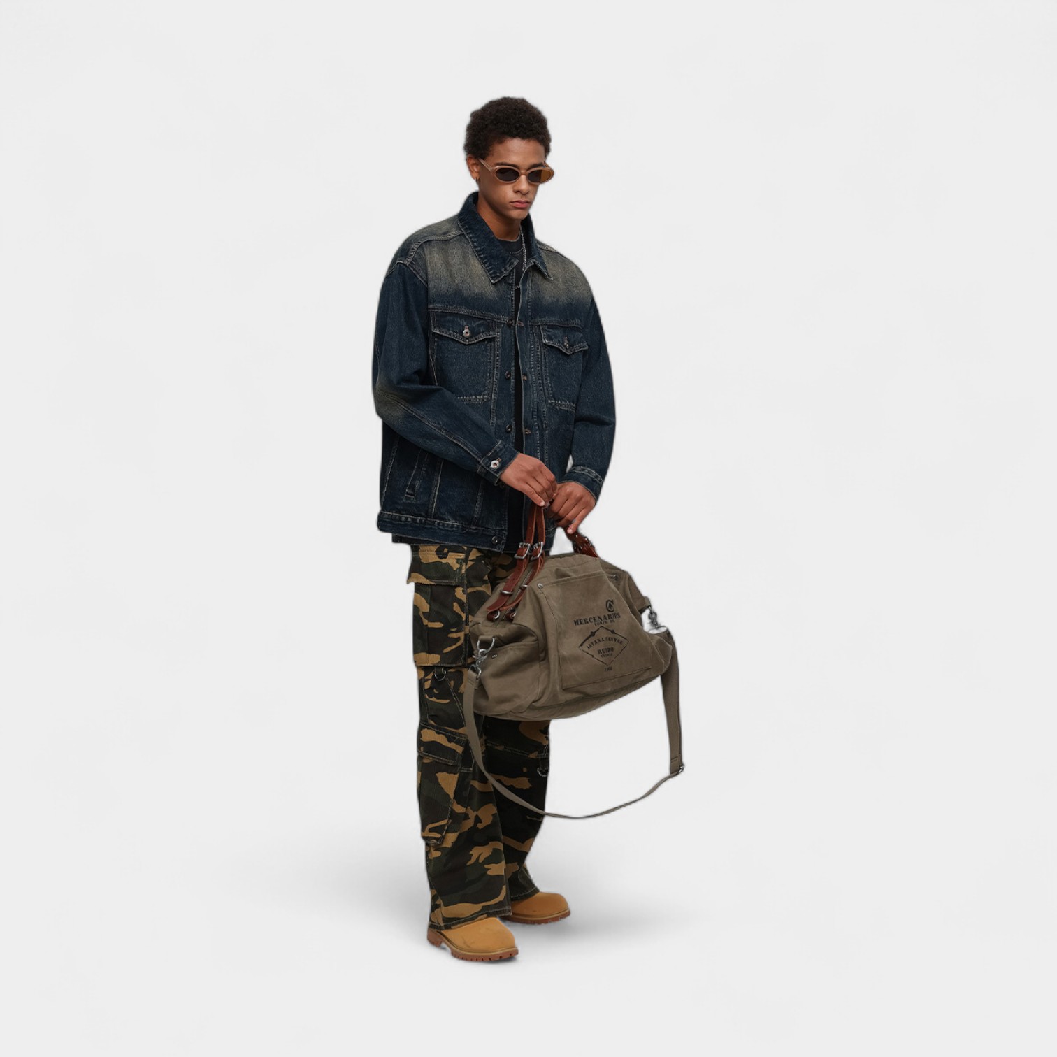 Unisex Oversized Jeansjacke mit langen Ärmeln – Bild 5