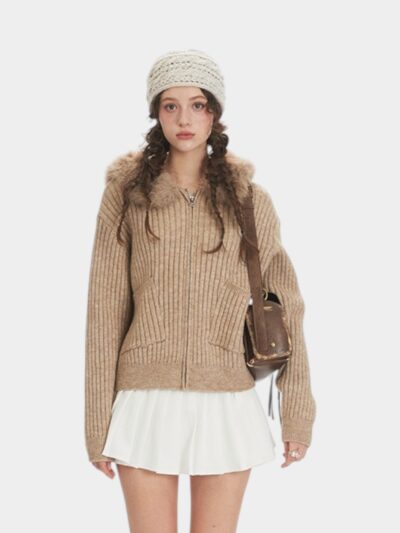 Women's Regular Fit Long sleeves Zip up Jacket