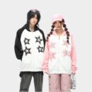 Unisex Anime/Cartoon-Print Jacke mit langen Ärmeln und Reißverschluss