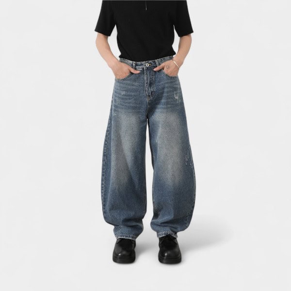 Herren-Oversize-Jeans
