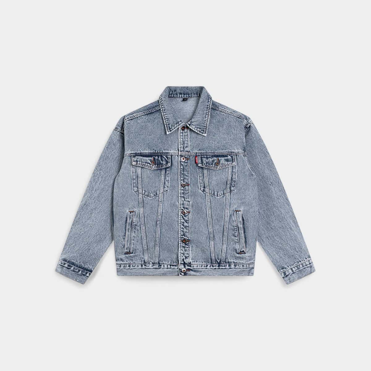 Laikemian 2025 Autumn New American High Street Retro Jacket High-End Casual Denim Jacket for Men