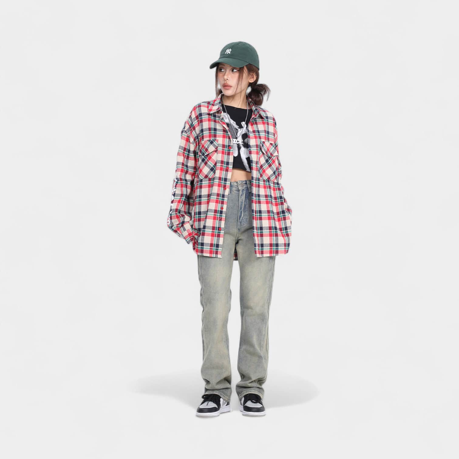 Damen Langarmshirt mit Textdruck, Freizeitlook – Bild 3