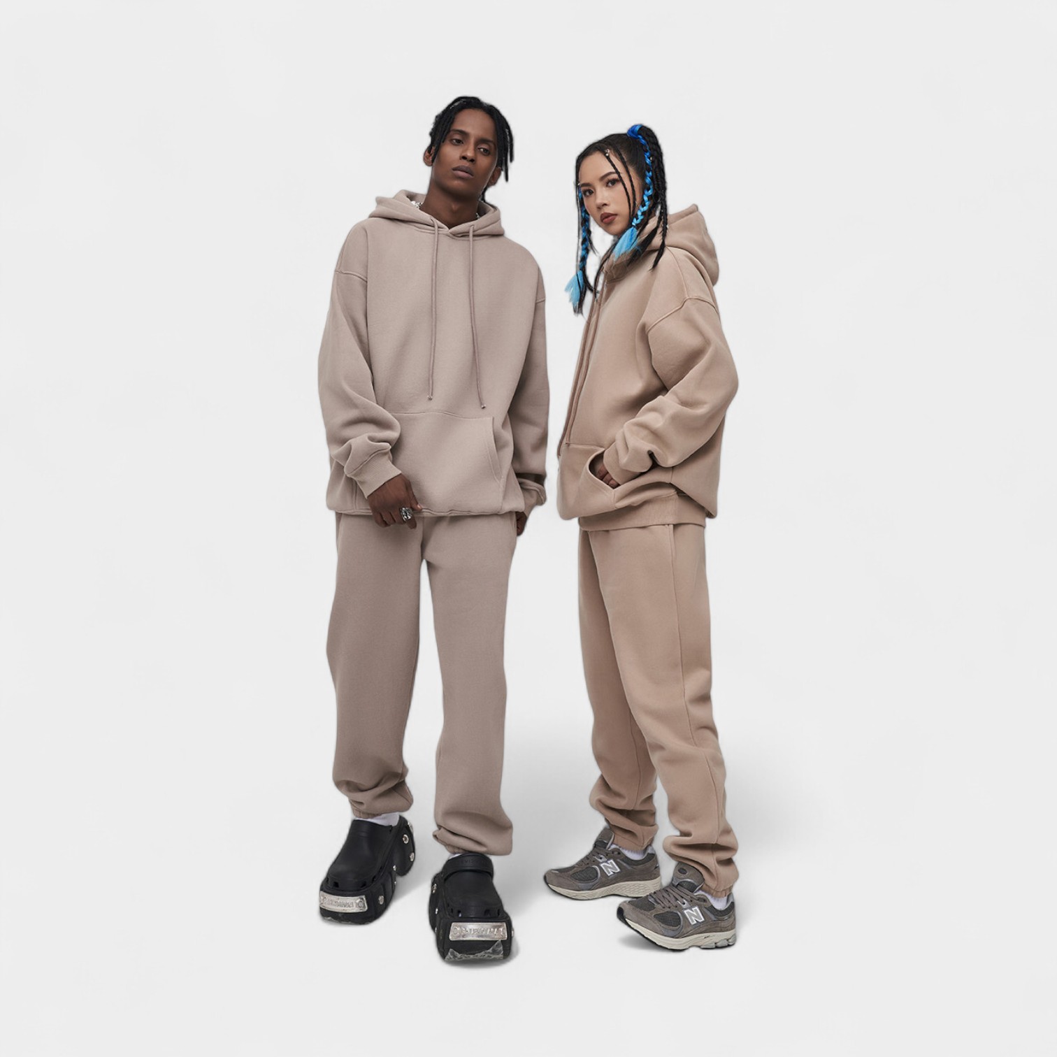 Unisex Oversized Hoodie mit langen Ärmeln – Bild 7