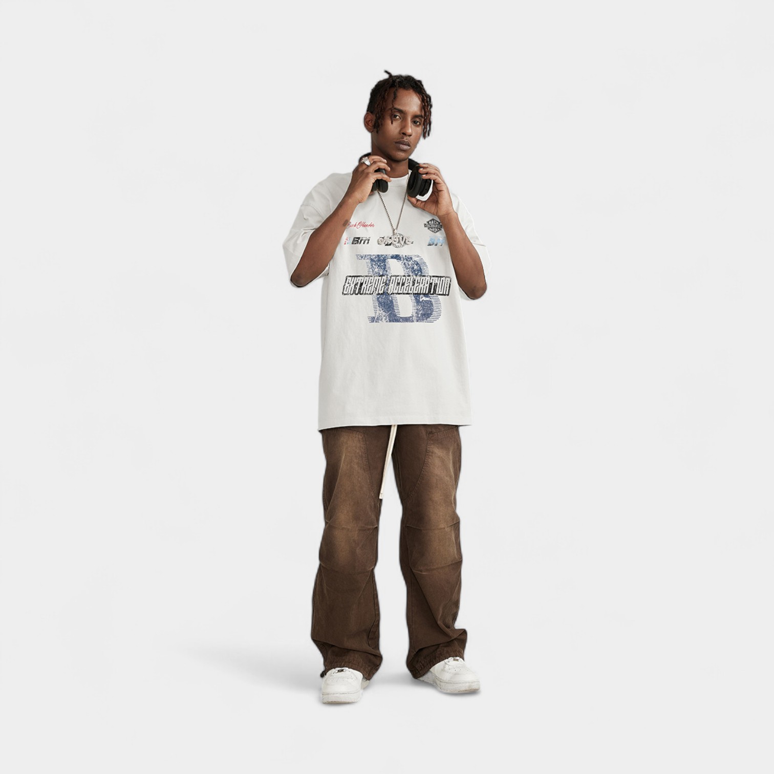 Herren T-Shirt mit Textdruck und kurzen Ärmeln – Bild 3