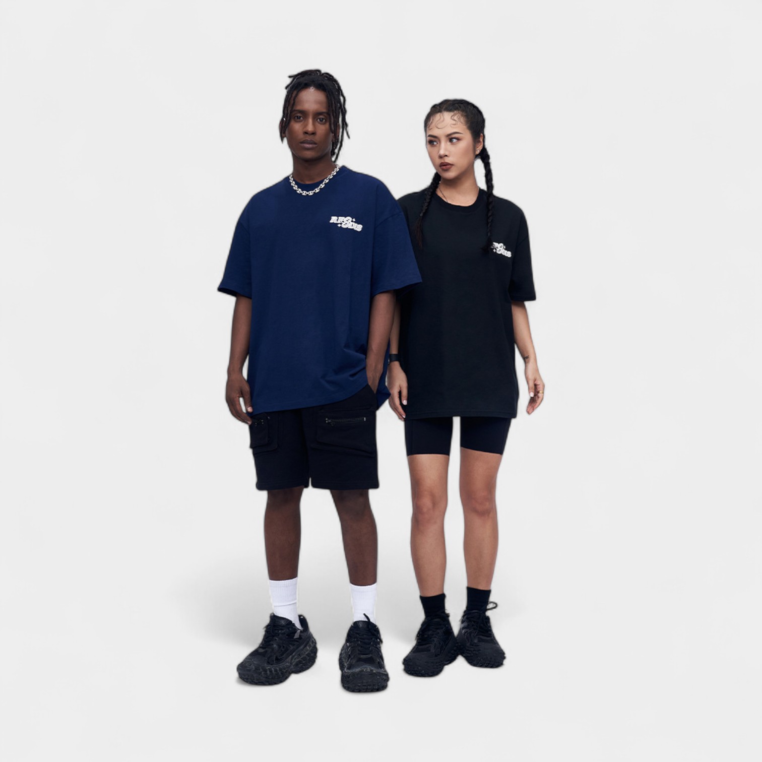 Unisex T-Shirt mit Textdruck und kurzen Ärmeln – Bild 4