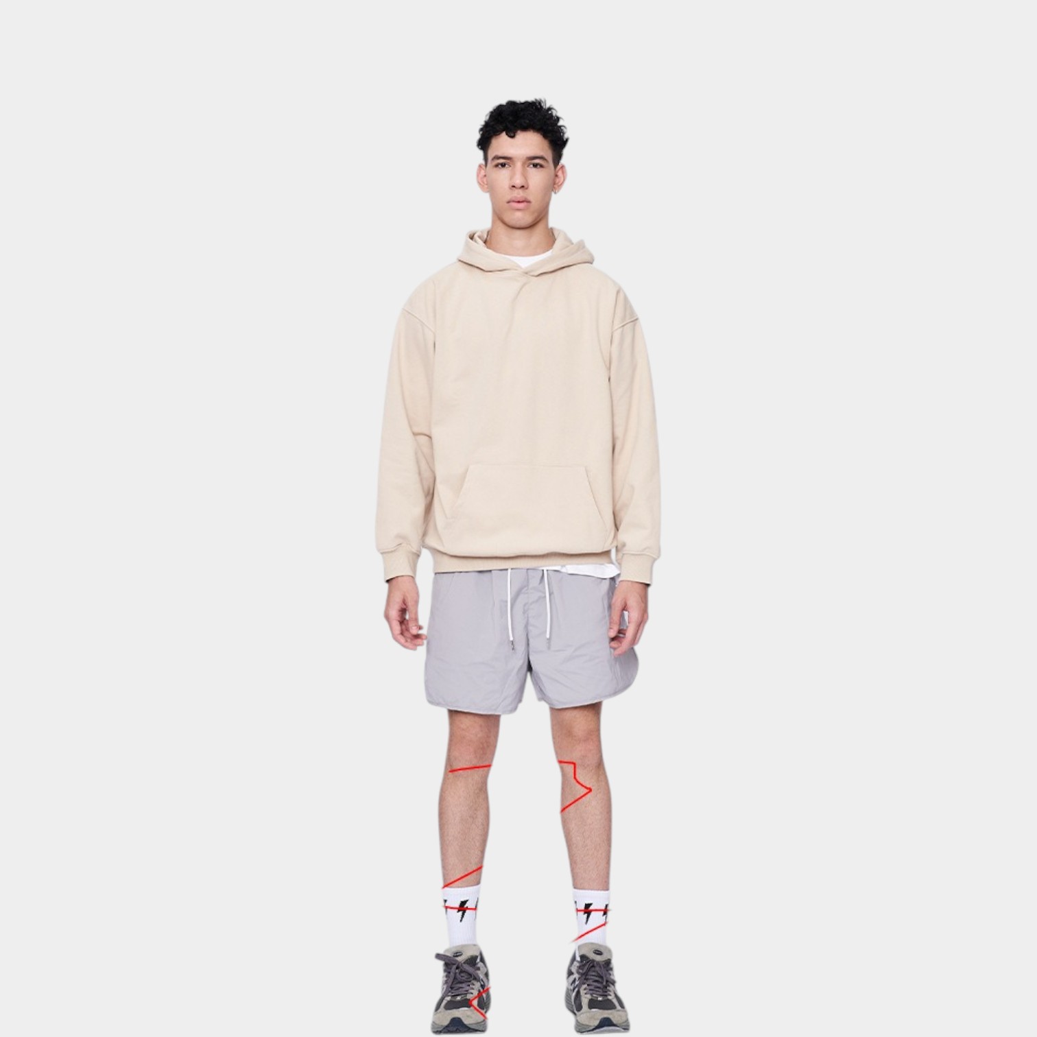 Unisex Oversized Langarm-Hoodie – Bild 3