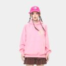 Damen Hoodie mit Textdruck und langen Ärmeln