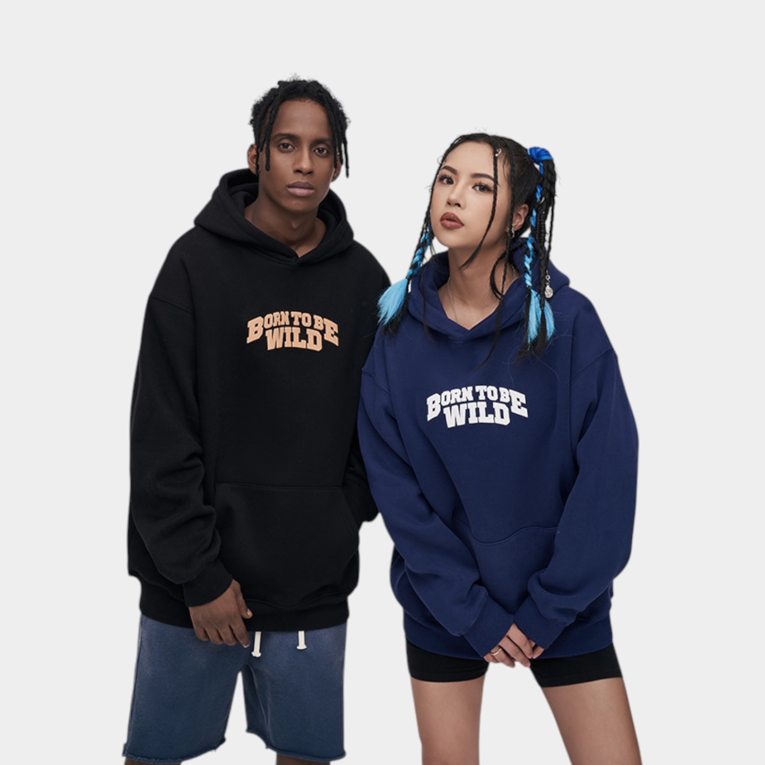 RFSD Men's Wear | American Foam M-shaped Maimen Printed Wei Yi 2023 Fall/Winter Fashion Brand Loose Men's and Women's Hooded Wei Yi