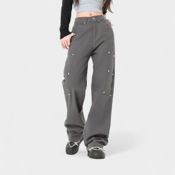 Damen Cargo Hose mit Relaxed Fit/Lockere Passform – Bild 2