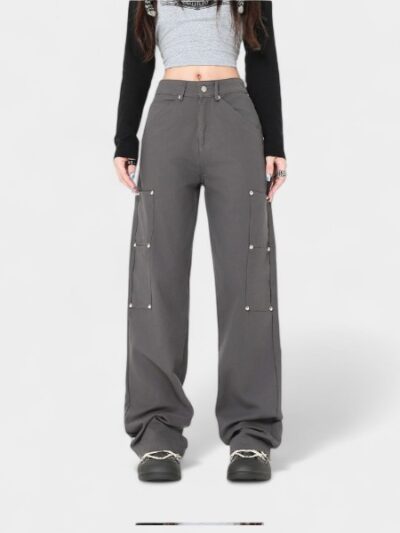 Women's Relaxed Fit/Loose Fit Cargo Pants