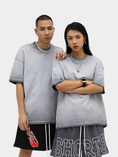 RFSD Men's Wear | Heavy Wash Craft Short Sleeve T-Shirt 290g Heavy Trendy Brand T-Shirt Heavy Industry Anti-Fried Crewneck Short Sleeve