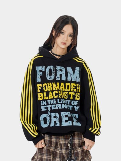 Women's Text print Long sleeves Hoodie