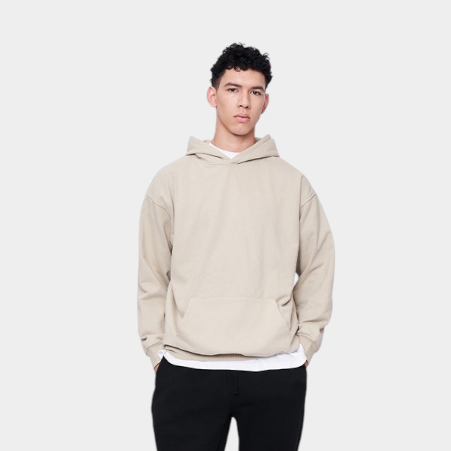 Unisex Oversized Langarm-Hoodie – Bild 2