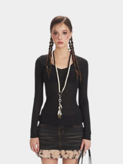 Women's Slim Fit Long sleeves T-Shirt