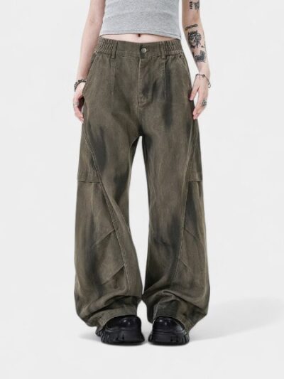 Damen Cargo Hose mit Relaxed Fit/Lockere Passform