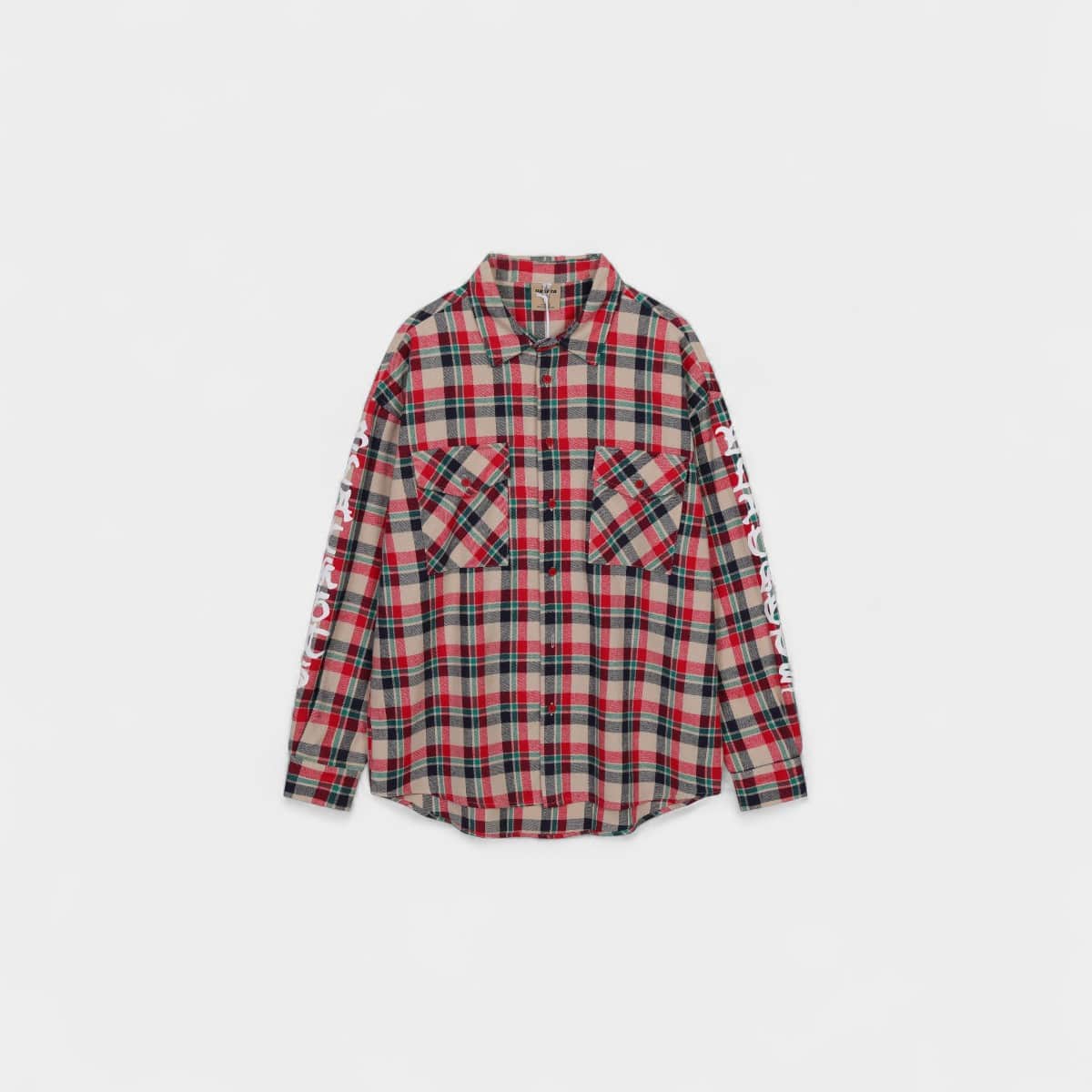 OREETA丨American retro plaid shirt men's and women's oversize loose casual shirt jacket