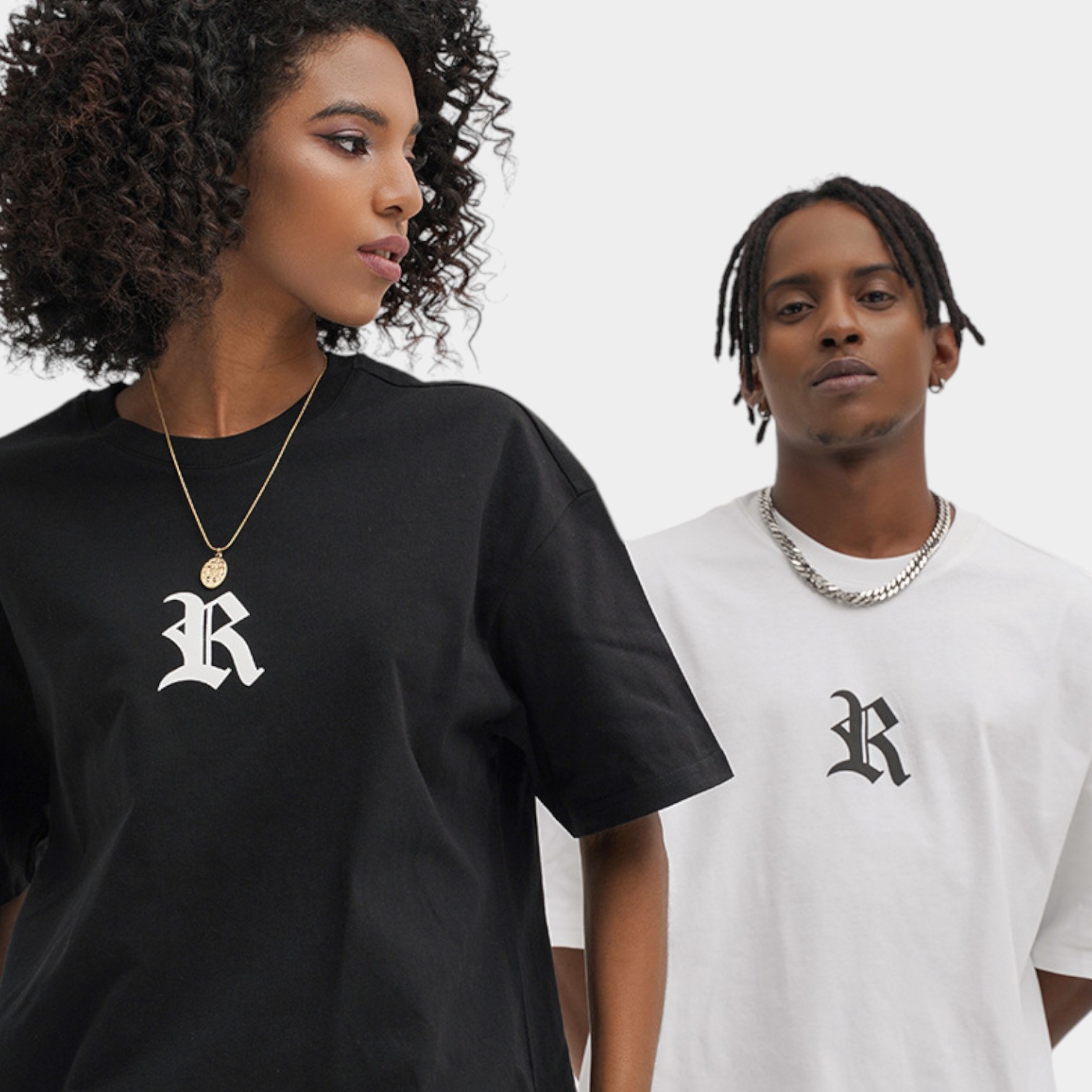 Unisex T-Shirt mit künstlerischem Aufdruck und kurzen Ärmeln – Bild 3