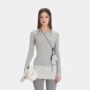 Gestreiftes Damen Langarm T-Shirt