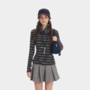 Gestreiftes Damen Langarm T-Shirt