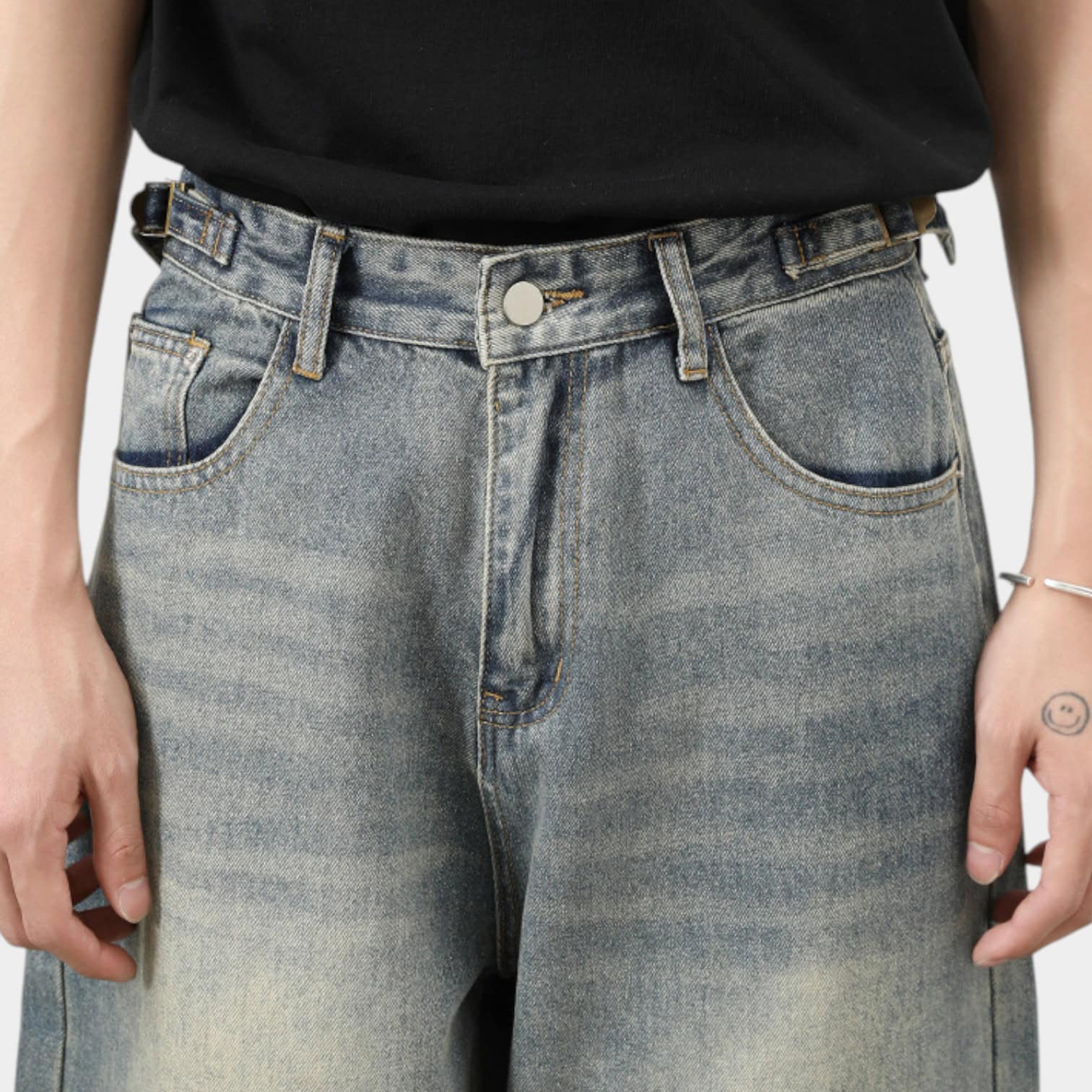 Herren Jeans mit Relaxed Fit/Loose Fit – Bild 5