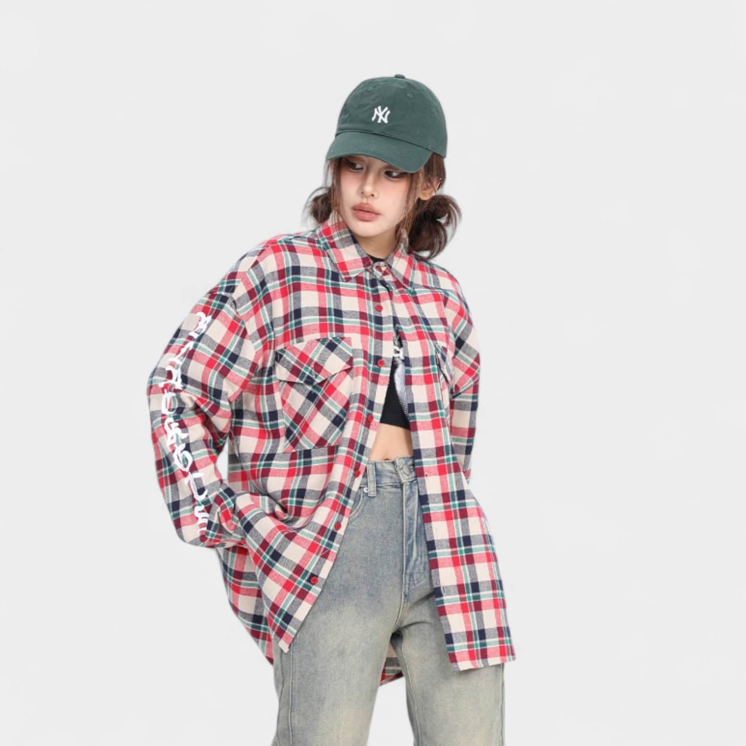 Damen Langarmshirt mit Textdruck, Freizeitlook – Bild 4