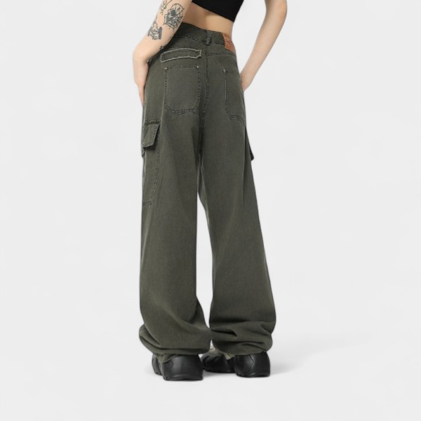 Damen Cargo Hose mit Relaxed Fit/Lockere Passform – Bild 4