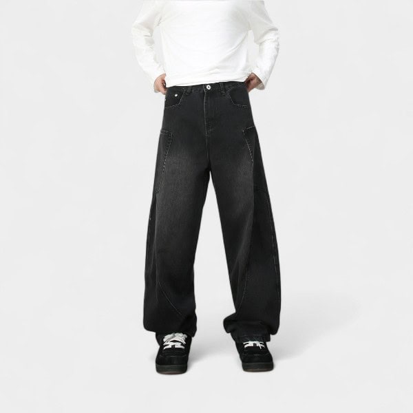 Herren-Oversize-Jeans – Bild 2