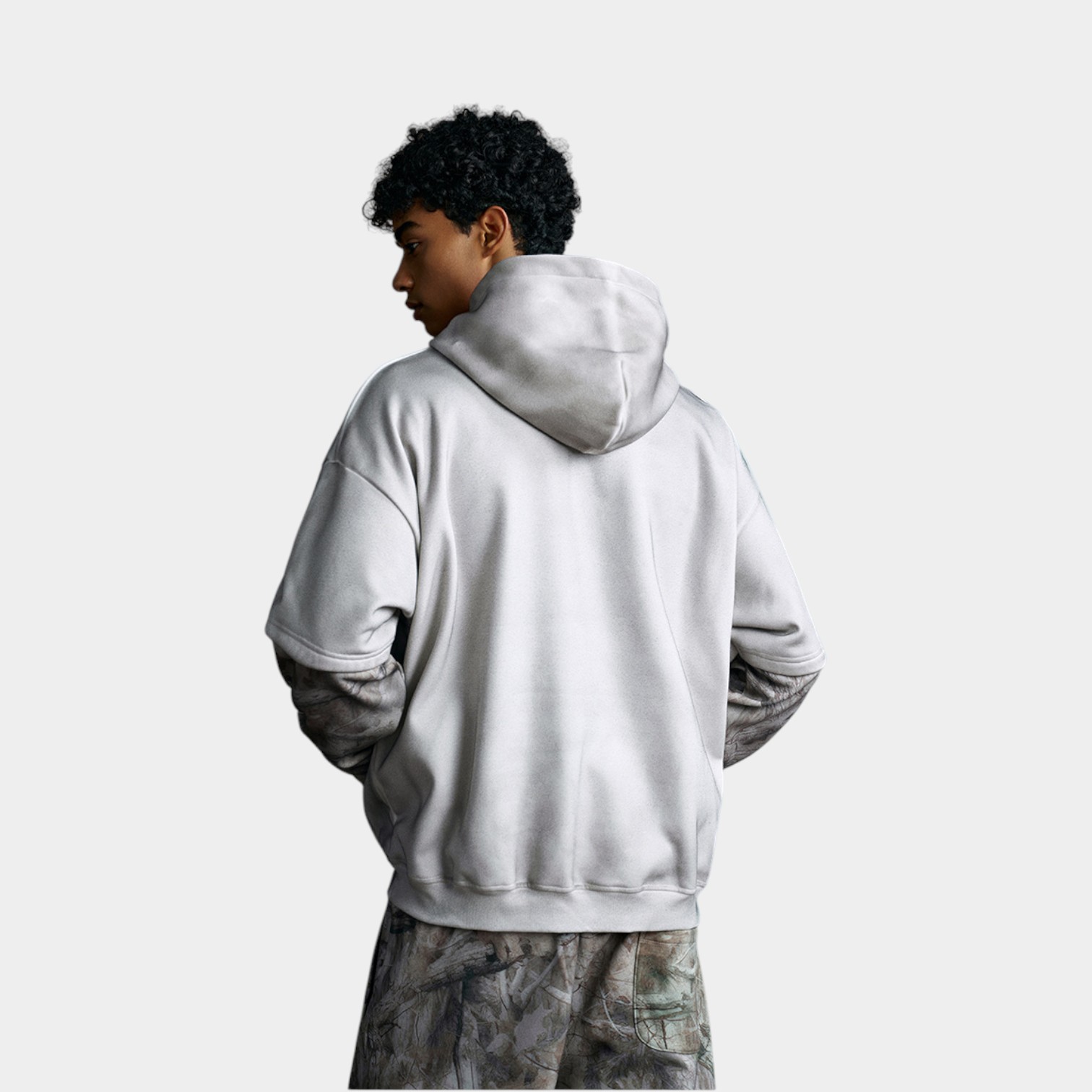 Herren Oversize Langarm Hoodie – Bild 6