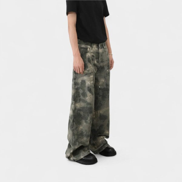 Herren Cargohose mit Camouflage-Muster – Bild 3