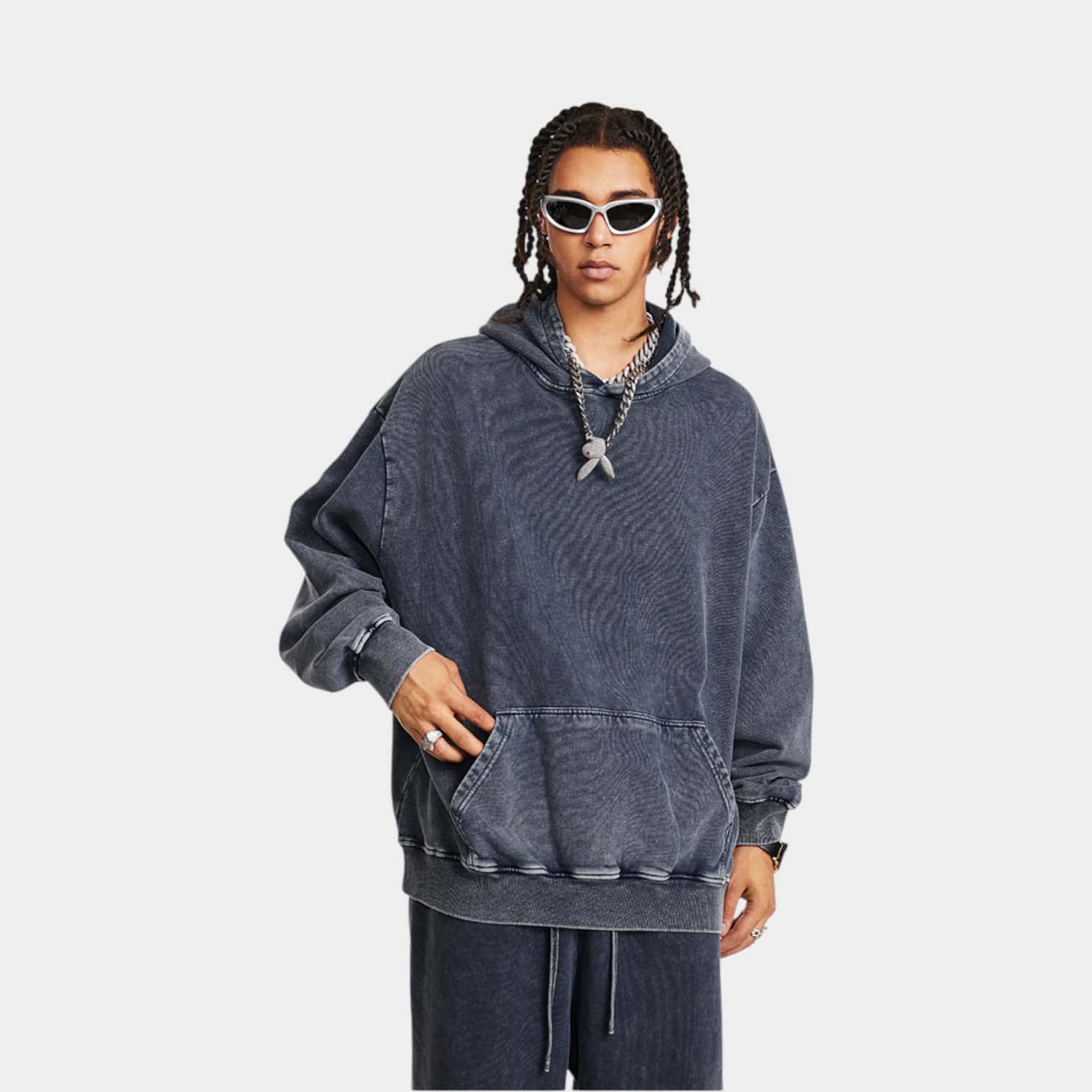 Unisex Oversized Hoodie mit langen Ärmeln – Bild 6