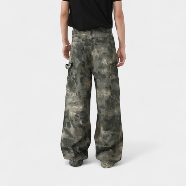 Herren Cargohose mit Camouflage-Muster – Bild 4