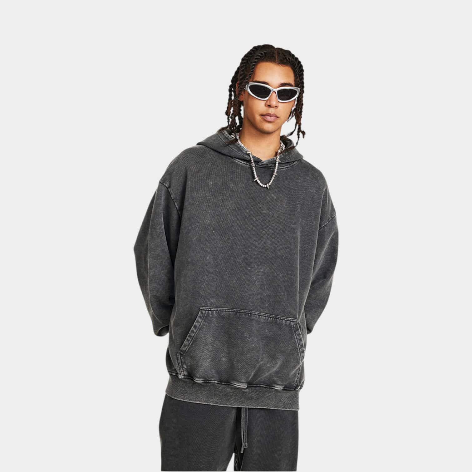 Unisex Oversized Hoodie mit langen Ärmeln – Bild 3