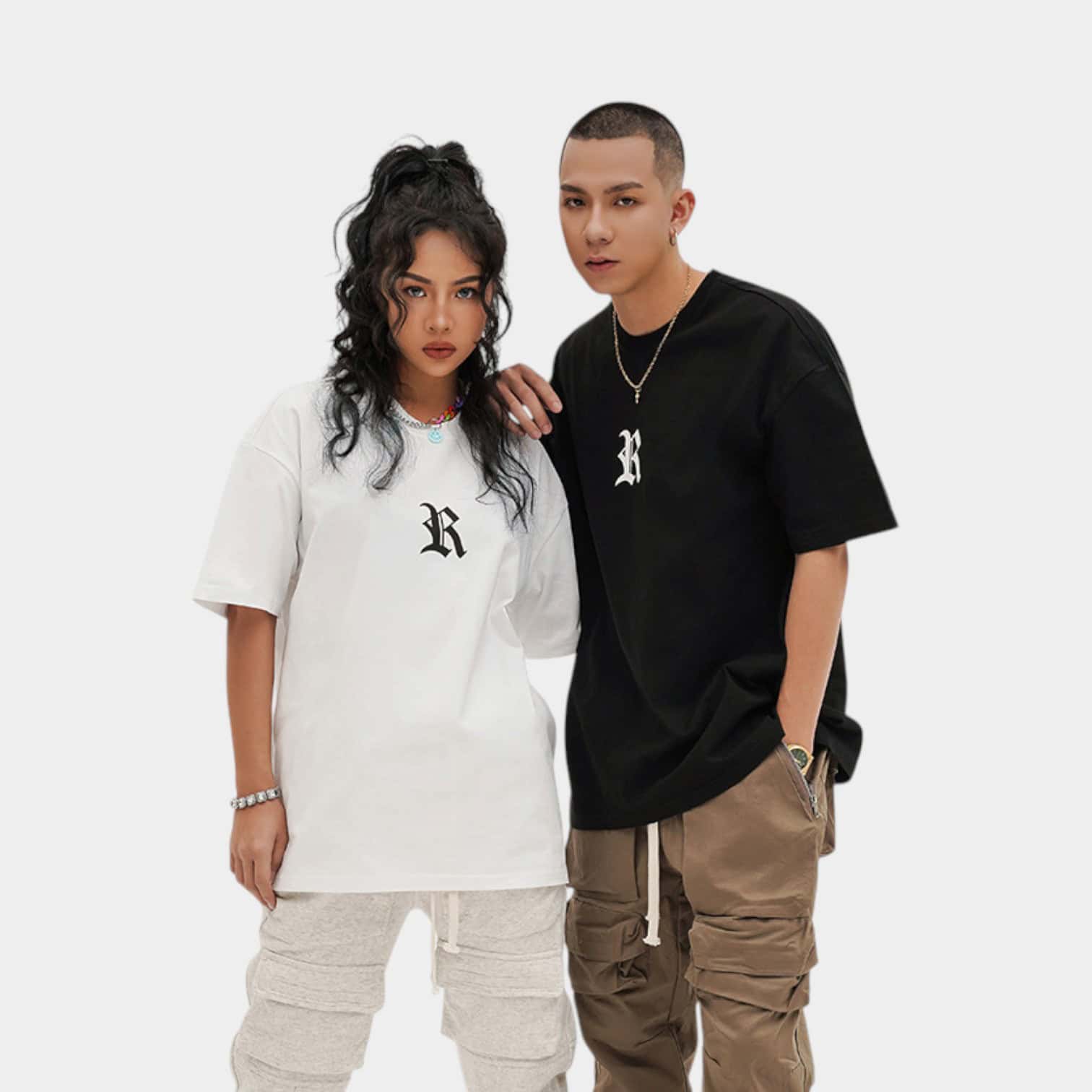 RFSD Men's Wear | Creative Painting Printing T-shirt 2023 Spring/Summer New Tide Brand Edition 230g Cotton Short Sleeve Men's and Women's