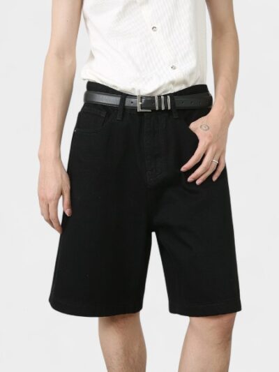 Men's Relaxed Fit/Loose Fit Denim Shorts