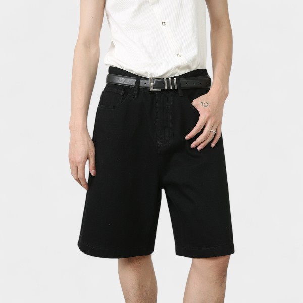 Herren Relaxed Fit/Loose Fit Jeansshorts