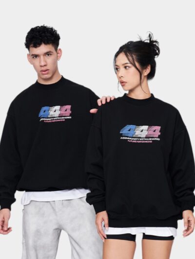 RFSD Men's Wear | 2024 Fall/Winter New Printed Crewneck Wear Men's American Loose Shoulder Wear plus size Men