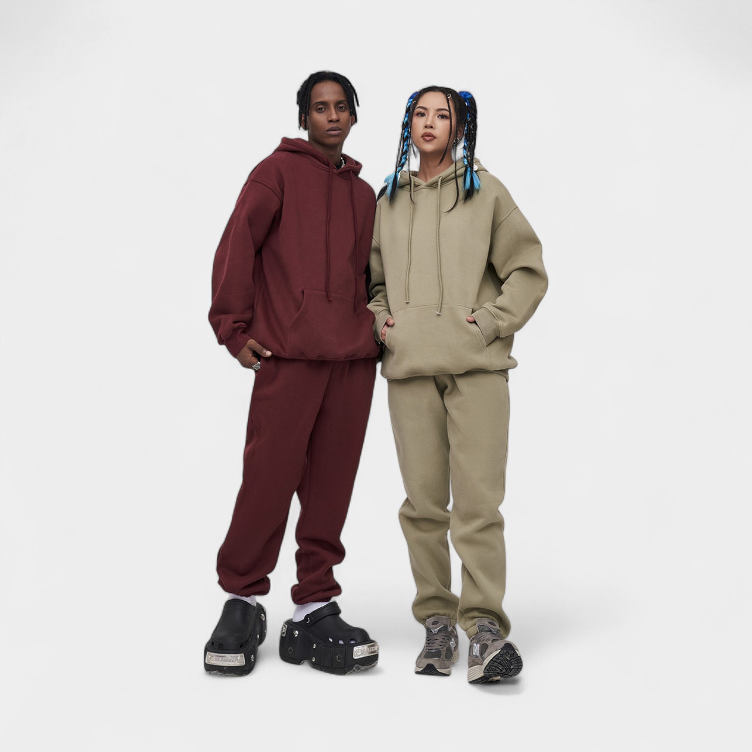 Unisex Oversized Hoodie mit langen Ärmeln – Bild 5