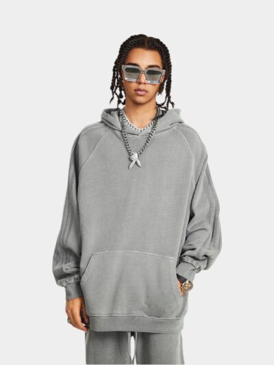 Herren Oversized Langarm Hoodie