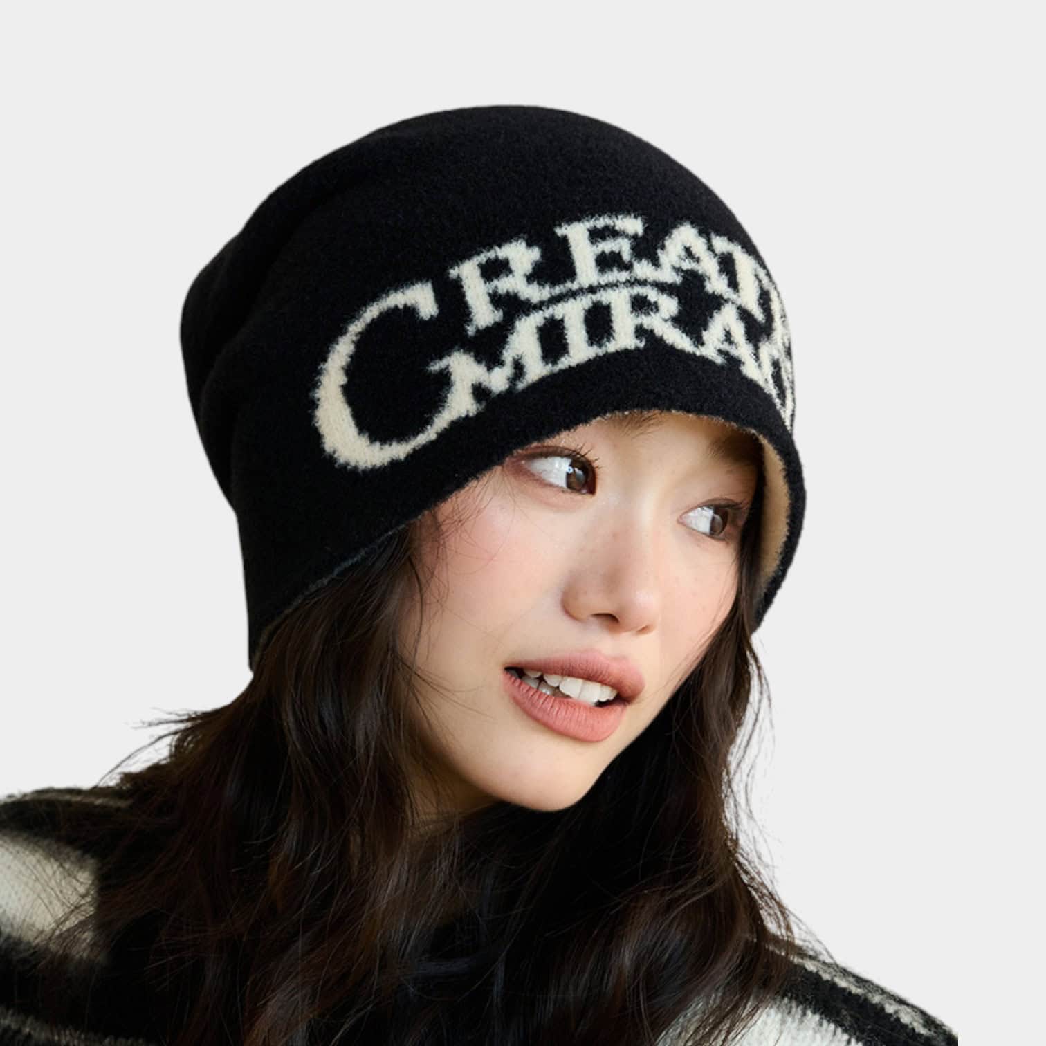 Damen Mütze mit Textdruck – Bild 5