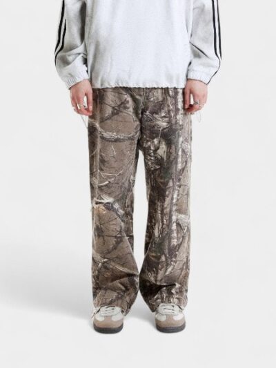 Herren Cargohose mit Camouflage-Muster