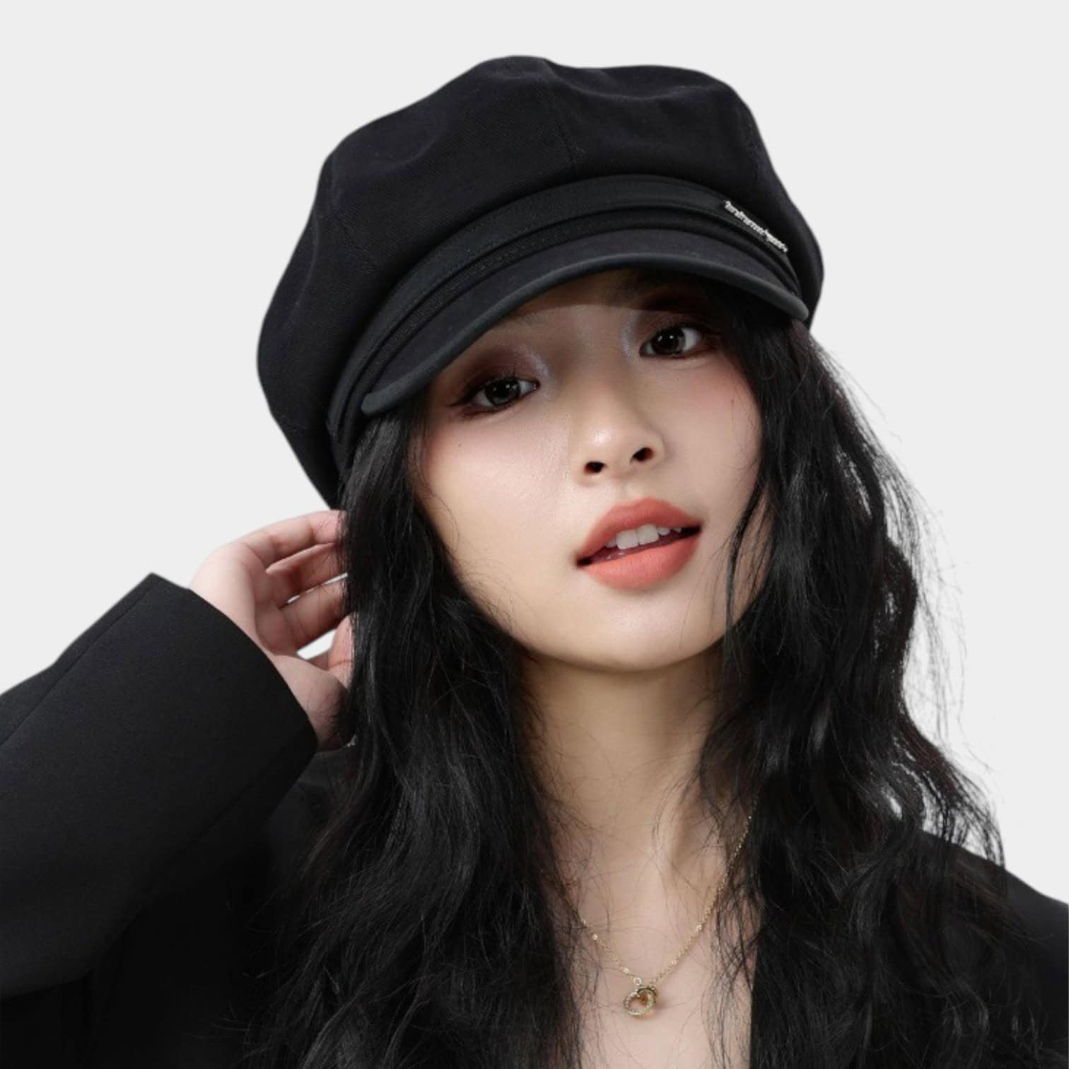 Damen Baskenmütze mit Textdruck – Bild 5