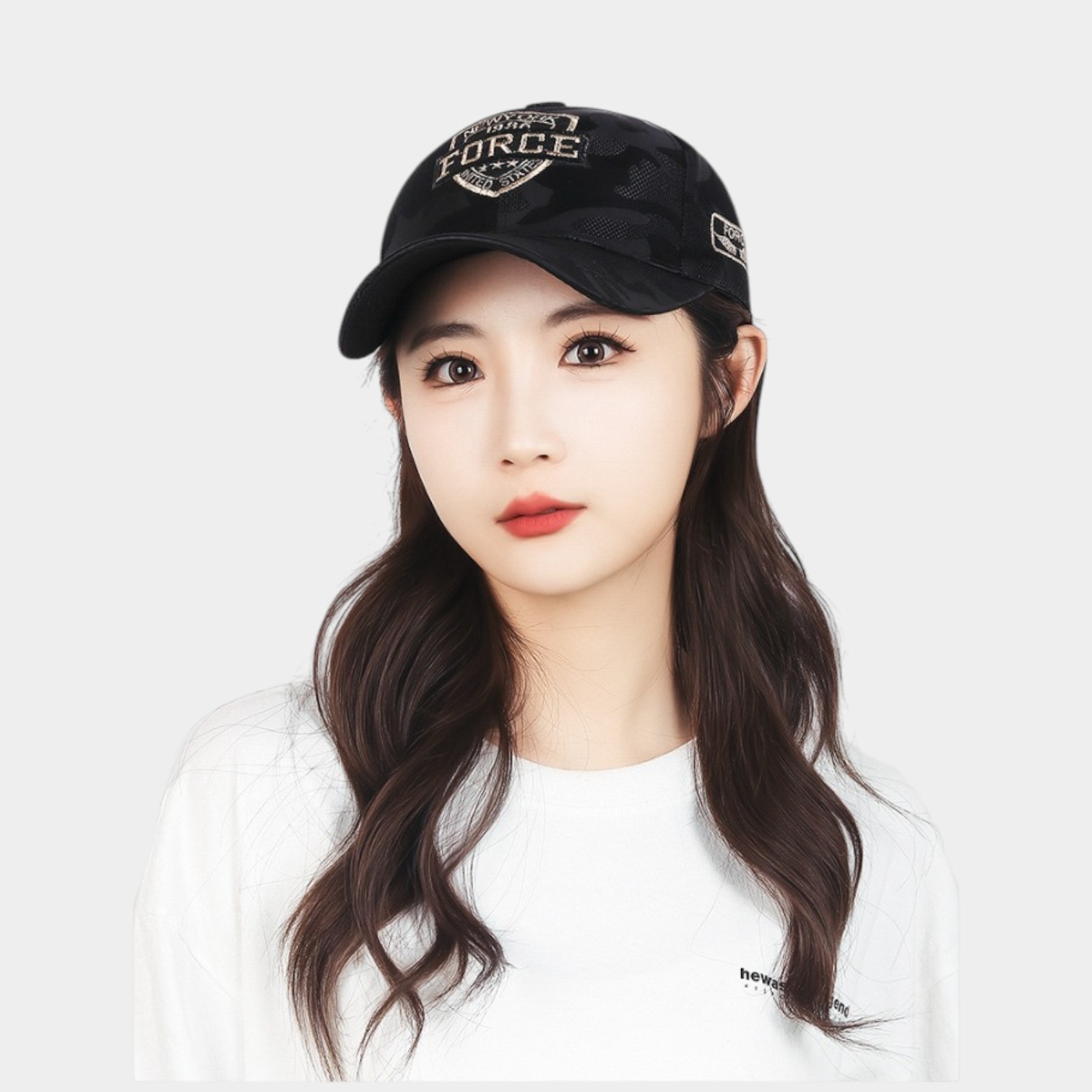 Damen Kappe mit Textdruck – Bild 2