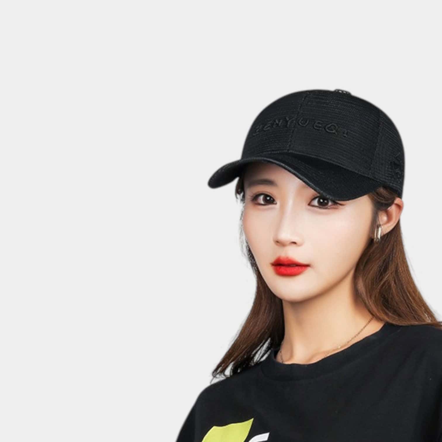 Damen Kappe mit Textdruck – Bild 4