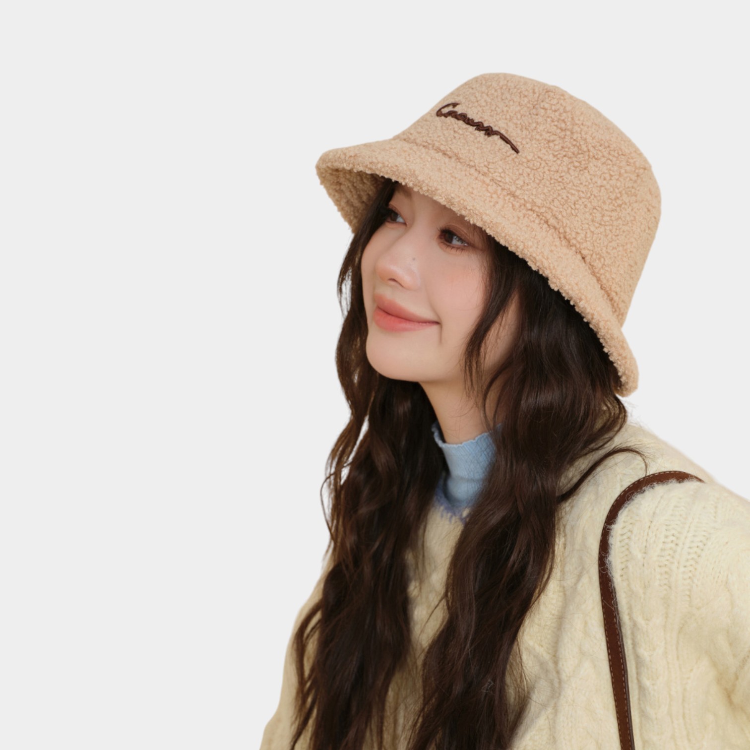 Damen Bucket Hat mit Textdruck – Bild 3