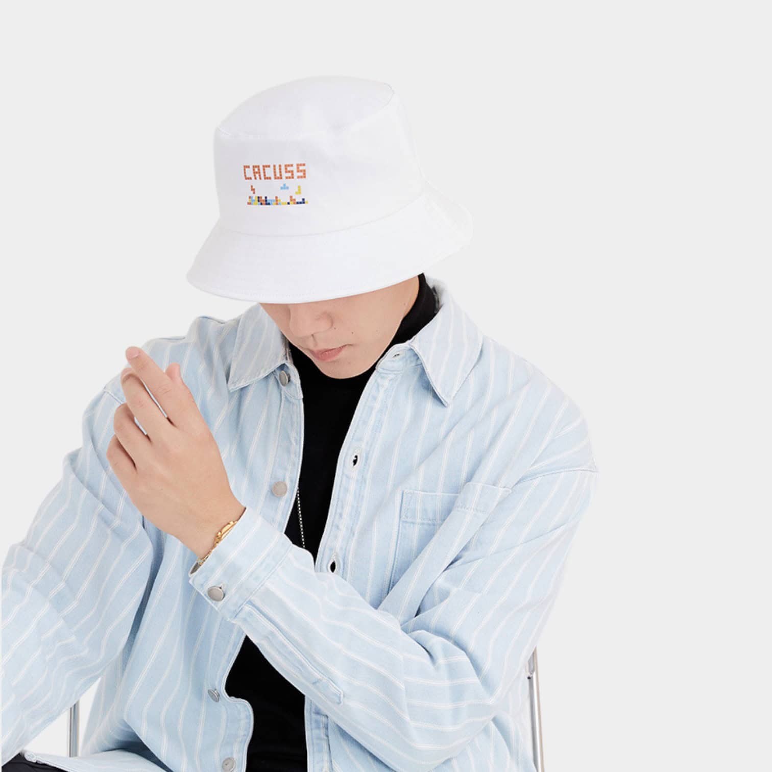 Damen Bucket Hat mit Textdruck – Bild 6