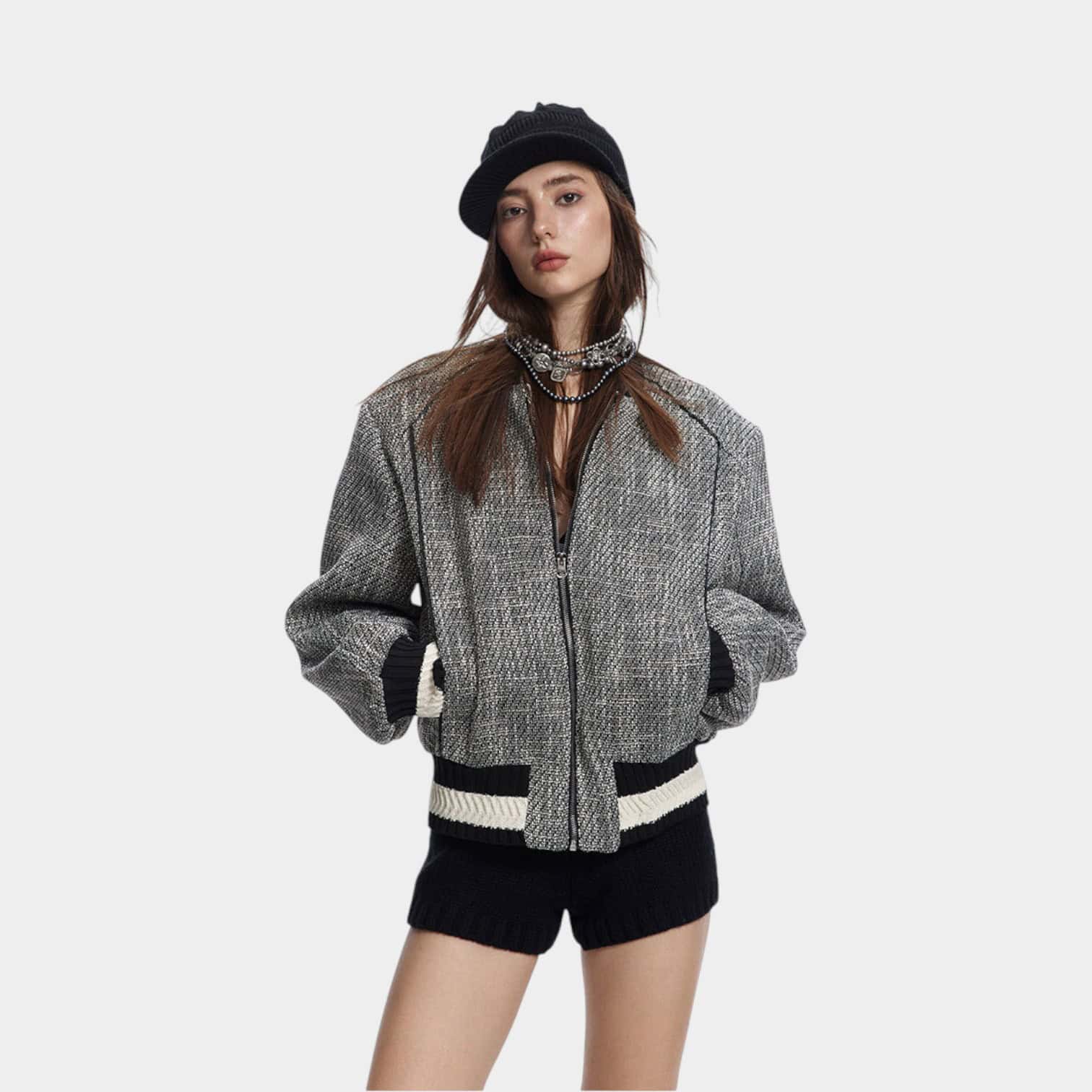 Unisex Regular Fit Langarm Reißverschlussjacke – Bild 4