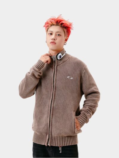 Unisex Regular Fit Langarm Strickpullover
